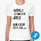 Женская спортивная футболка