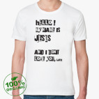 Мужская футболка органик