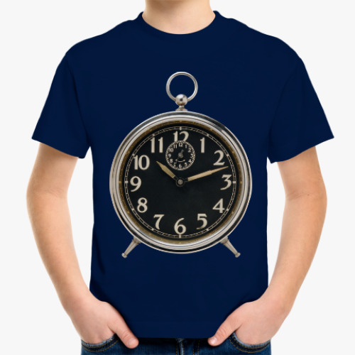 Детская футболка с принтом Циферблат