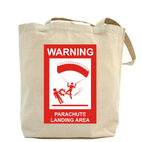 Сумка шоппер с принтом Landing