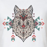 Тотем волк. Ацтекский узор