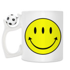 Кружка с футбольным мячиком