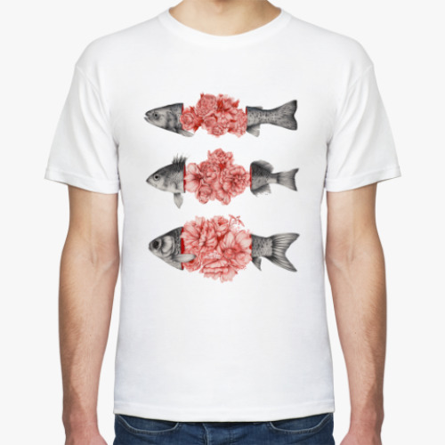 Футболка с принтом Fish ka