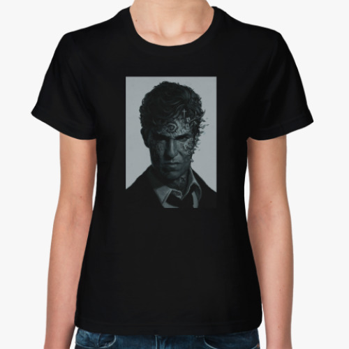 Женская футболка с принтом True Detective. Настоящий детектив.