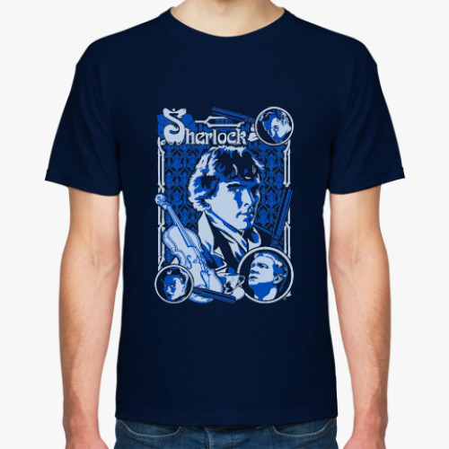 Футболка с принтом Шерлок