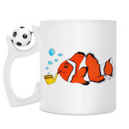 Кружка с футбольным мячиком