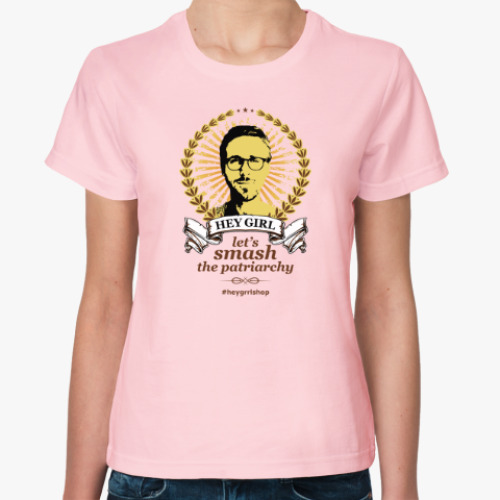 Женская футболка с принтом Гослинг в лучах