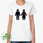 Женская футболка органик