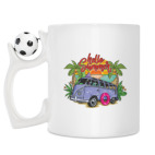 Кружка с футбольным мячиком