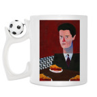 Кружка с футбольным мячиком