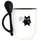 Кружка с ложкой