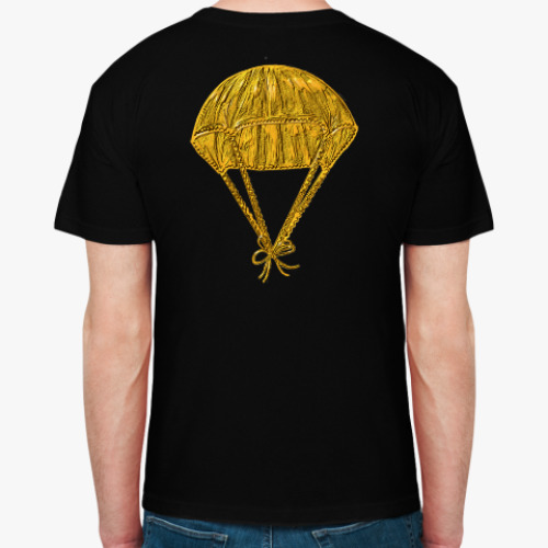 Футболка с принтом Золотой парашют