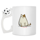 Кружка с футбольным мячиком