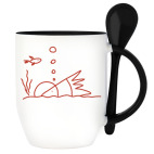 Кружка с ложкой