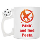 Кружка с футбольным мячиком