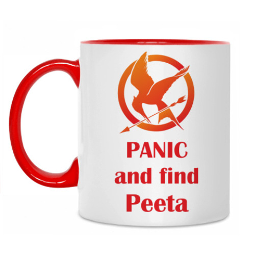 Кружка с принтом Я люблю Пита