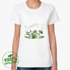 Женская футболка органик