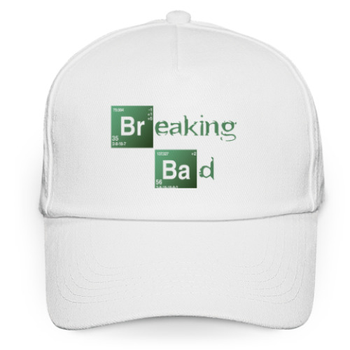Кепка бейсболка с принтом Breaking Bad