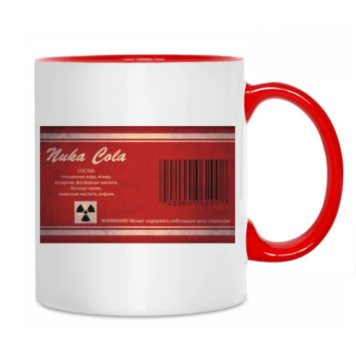Кружка с принтом Nuka Cola