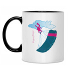 Кружка двухцветная