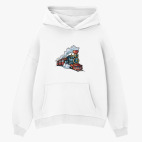 Толстовка худи оверсайз