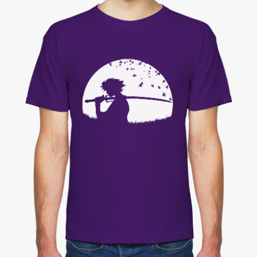 Футболка с принтом Самурай