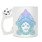 Кружка с футбольным мячиком