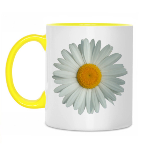 Кружка с принтом Цветы