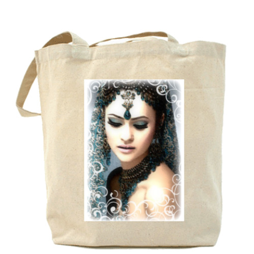 Сумка шоппер с принтом Индия