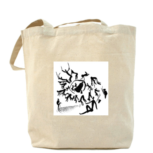 Сумка шоппер с принтом Доисторическая 'hf