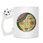 Кружка с футбольным мячиком