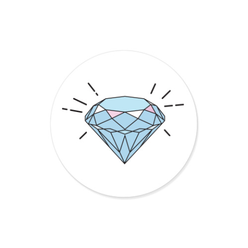 Виниловые наклейки с принтом Бриллиант