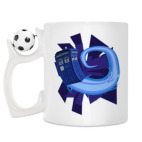Кружка с футбольным мячиком