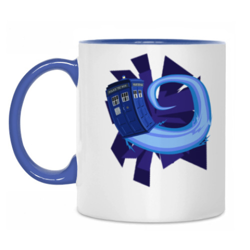 Кружка с принтом Tardis