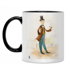 Кружка двухцветная