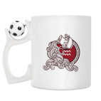 Кружка с футбольным мячиком