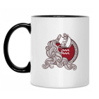 Кружка двухцветная