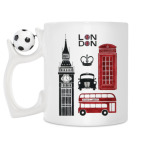 Кружка с футбольным мячиком