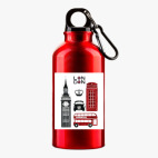 Металлическая бутылка 400 мл UV-DTF