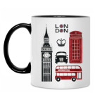 Кружка двухцветная