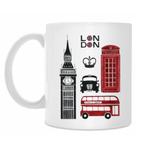 Кружка с принтом Лондон