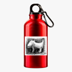 Металлическая бутылка 400 мл UV-DTF