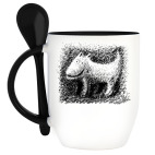 Кружка с ложкой