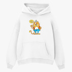 Толстовка худи оверсайз