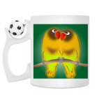 Кружка с футбольным мячиком