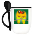 Кружка с ложкой