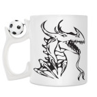 Кружка с футбольным мячиком