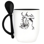 Кружка с ложкой