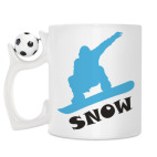 Кружка с футбольным мячиком