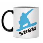 Кружка двухцветная